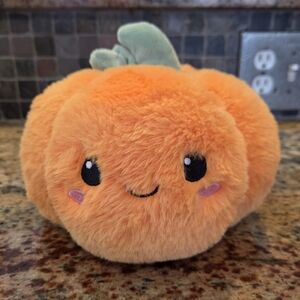 Spark Imagine Create Baby Plush Pumpkin  Rattle Orange Halloween Autumn Fall